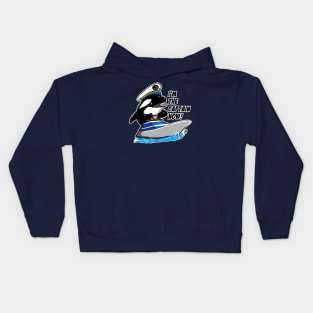 I'm the Captain Now! Kids Hoodie